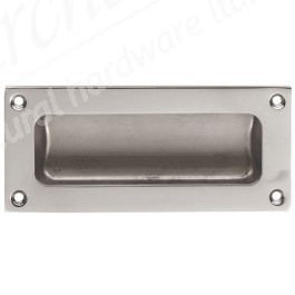 Flush Pull - Satin Chrome - Various Sizes