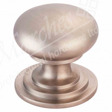 Carlisle - Victorian Cupboard Knob 25mm - Satin Nickel