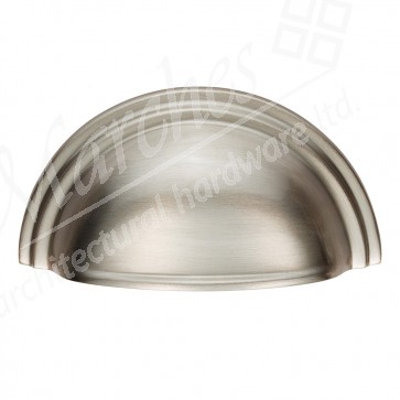 Victorian Cup Pull - Satin Nickel