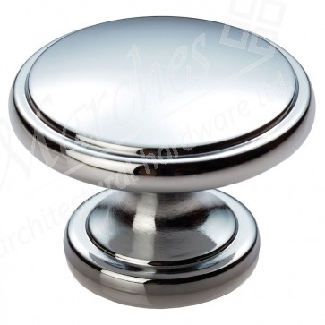 Oxford Cabinet Knob 38mm - Polished Chrome