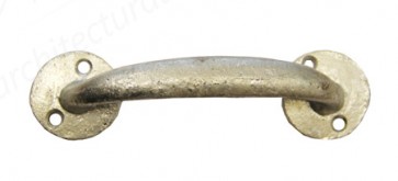 6" Offset Cast Pull Handle - Galvanised