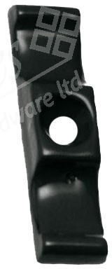 2.5" Black Plain Turnbutton