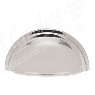 Victorian Cup Pull - Polished Nickel