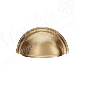 Victorian Cup Pull - Satin Brass