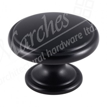 Oxford Cabinet Knob 38mm - Matt Black