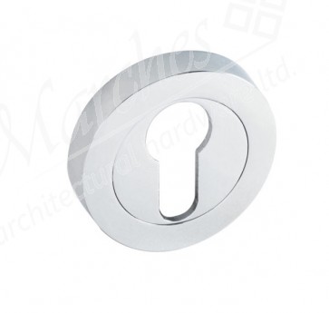 Insignia Euro Profile Escutcheon 1 Pc - Polished Chrome (Zinc)