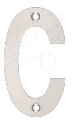 Letter C SS (Grade 304) 102mm