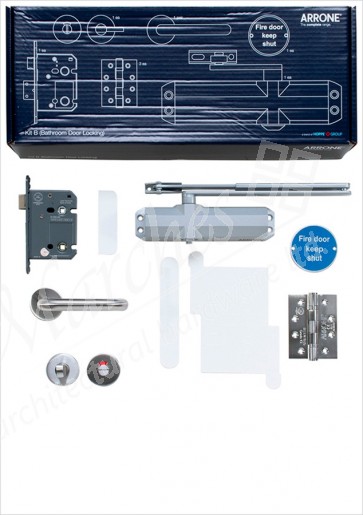 Fire Door Kit - SSS - Lever Latch