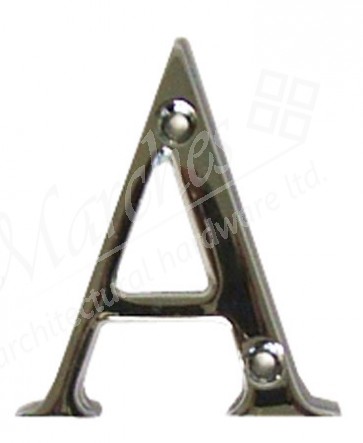 Carlisle - Letter A Polished Chrome