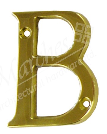 Carlisle - Letter B Polished Brass