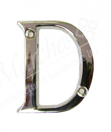 Carlisle - Letter D Polished Chrome