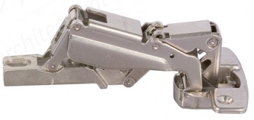 Contract concealed 170º hinge, Ø 35 mm cup, screw fixing, slide on arms, half overlay/twin mounting