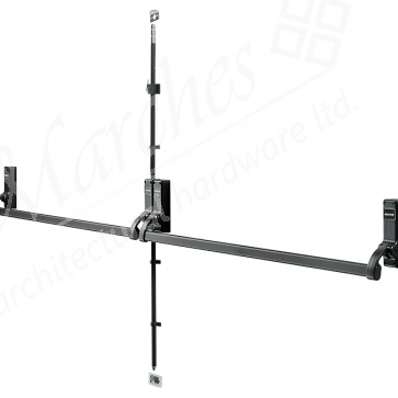 Double Reversible Panic Bolt Set - Black