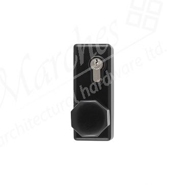 Outside Access Device With Knob - Black