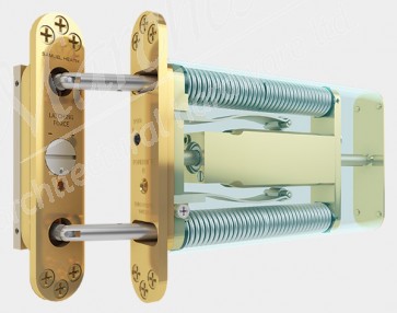 R100 Powermatic Concealed Door Closer Antique Brass