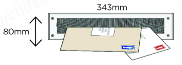 Exitex Internal Letterbox With Brush 