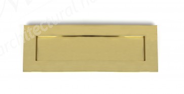 Letter Plate 355mm x 124mm - Polished Brass Letter Plate 355mm x 124mm - Polished Brass