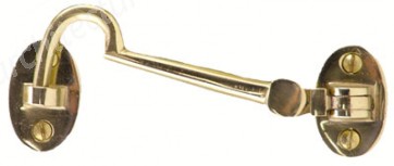 Cabin Hook 4" (102mm) Polished Brass