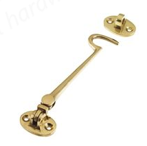 Cabin Hook 6" (150mm) Polished Brass