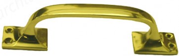 Pull Handle 152mm - Polished Brass