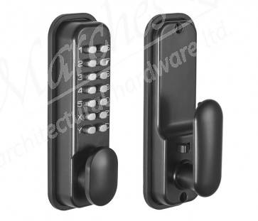 Digital Lock With Hold Back - Black