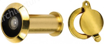 Door Viewer 180 Degree - Polished Brass 
