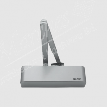 AR1500 Silver Enamel Door Closer 120min