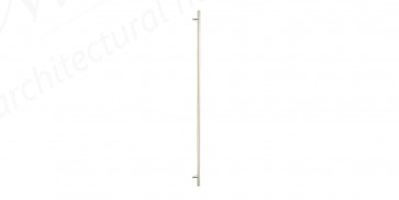 Offset T Bar Pull Handle 1800mm Secret Fix 32mm Ã˜ 316 SSS