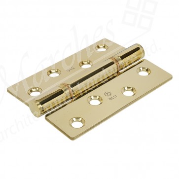 102 x 76 x 3mm PBW Butt Hinge PVD PB (Grade 316 SS) (Each)