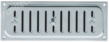 Hit and Miss Vent - Stainless Steel/Polished Chrome