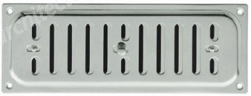 Hit and Miss Vent - Stainless Steel/Satin Chrome