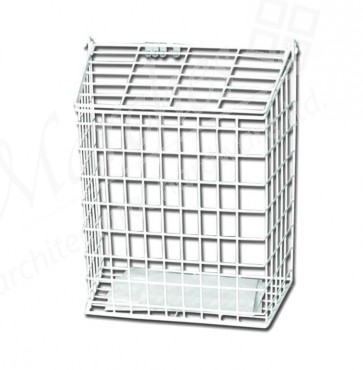 White Letter Cage 254mm x152mm x356mm (WxDxL)