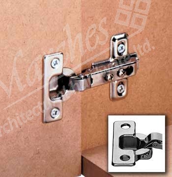 Mini Hinge 1/2 O/lay Sprung Np