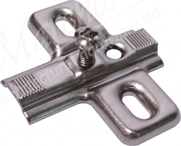 Keyhole cruciform mounting plate