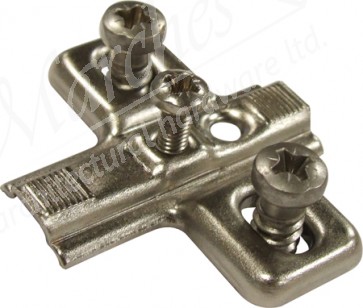 Keyhole cruciform mounting plate