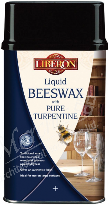 Liberon Liquid Beeswax + Pure Turpentine 500ml Antique Pine