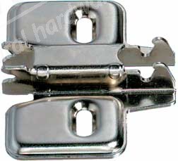 Mount Pl cruciform 2mm Screw fix NP