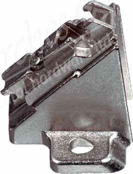 45º angle mounting plate, for click on system