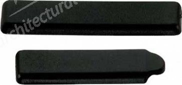 Hinge arm cover plate, black plastic