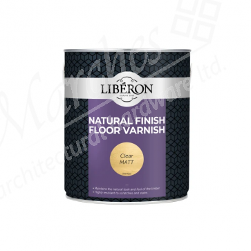 Liberon Natural Finish Floor Varnish Clear Matt 2.5L