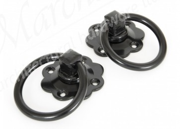 Ring Turn Handle Set - Black 