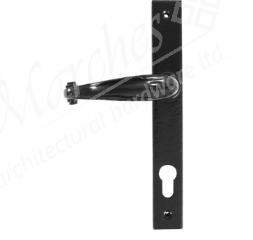 Cottage Slimline Euro Espag Handles (92mm Centres) - Black