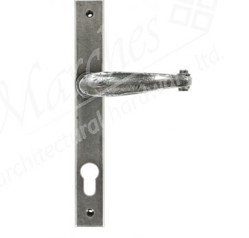 Cottage Slimline Euro Espag Handles (92mm Centres) - Pewter