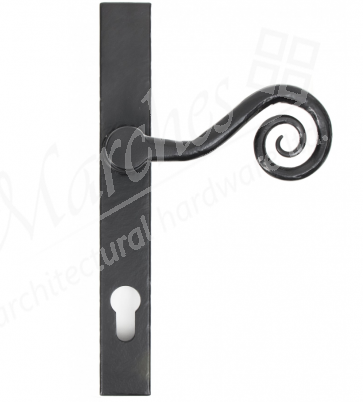 Monkeytail Euro Espag Handles (92mm Centres) Right Handed - Black