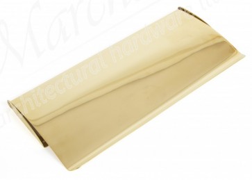 Small Letter Plate Cover - Polished Brass