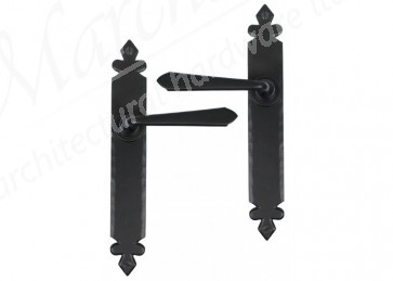 Cromwell Sprung Lever Latch Set - Black