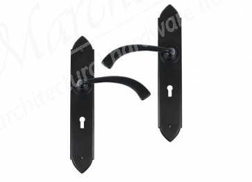 Gothic Curved Handle Set - Black