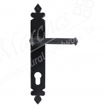 Tudor Euro Espag Handles (92mm Centres) - Black