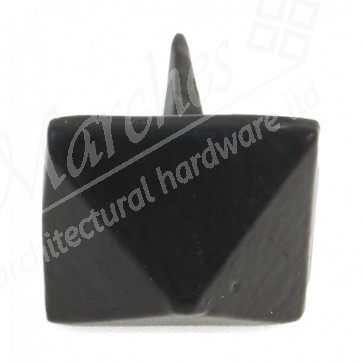 Pyramid Door Stud 1" - Black