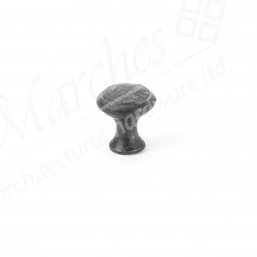 Hammered Cabinet Knob - Small - Beeswax